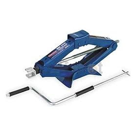Westward 1MZK5 Service Jack, Scissor, 1 1/2 Ton
