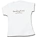 Synergy Something Sweet brown tee with pink lettering, large Makes a great promotional item.