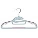 BriaUSA Dry Wet Clothes Hangers Amphibious Pink with Non-Slip Shoulder Design, Steel Swivel Hooks – Set of 10