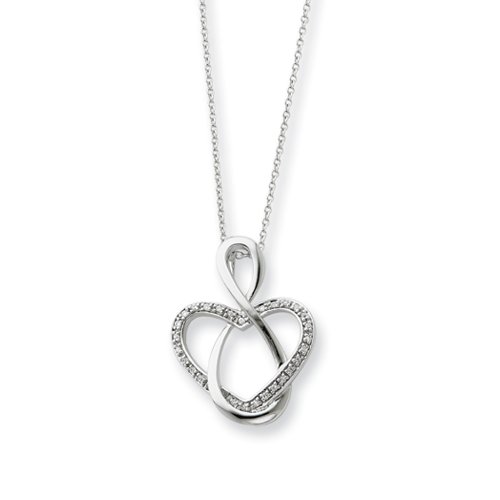 Lifetime Friend, Heart Necklace in Sterling Silver