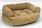 Bowser DOUBLE Donut Bed-Paisley Cedar Microvelvet-Extra Large
