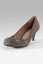 Per Una Suede Jewel Embellished Court Shoes [T02-1525A-S]