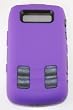 KingCase BlackBerry Bold 9700 * Warrior Case * (Purple & Black) - The ULTIMATE Protector + Free Screen Protector