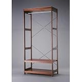 アイリスオーヤマ ウッディラックワードローブ WOR-80Wブラウン