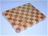 6 x 9 x 1 ¼ Checker Design End-Grain Cutting Board by SimplyWood