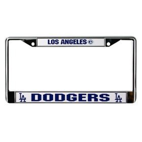 L.A. Dodgers Chrome License Plate Frame