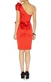 Limited Edition Signature Stretch Satin Peplum Dress