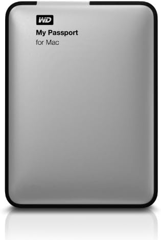WD My Passport for Mac 750 GB USB 2.0 External Hard Drive - WDBBXV7500ABK-NESN