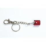 Motorcycle Piston Key Ring - Red - Honda Kawasaki Suzuki Yamaha CBR RR ZXR Ninja GSXR... by LuckyBike