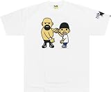【サイズ：M】A BATHING APE(エイプ) MILO(マイロ) BAPESTAプロレス会場限定 08AW 15周年記念ロックアップT 白【白】【新品】