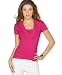 Apparel : Cable & Gauge Short-Sleeve V-Neck Top