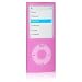 Electronics : 4th Gen Pink Silicone Skin Case Cover + Free Screen Protector & Neck Strap for the New Apple iPod Nano Nano-Chromatic 4th Generation 8gb 16gb