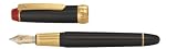 Michel Perchin Executive Fountain Pen (Red/Gold)