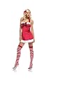 Sexy Christmas Adult Womens Costumes Red Mrs. Santa Claus Holiday Dress Costume Theme Party Outfit Leg Avenue
