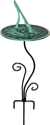 Flowerbed Sundial Pedestal