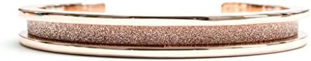 bittersweet by Maria Shireen Hair Tie Elegant Bracelet- Signature Steel - Rose Gold