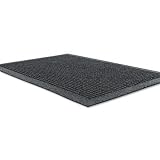Guardian EcoGuard Indoor Wiper Mats, Rubber, 24 x 36, Charcoal (EG020304)