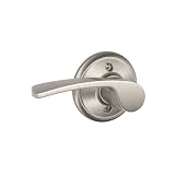 Schlage Merano Left Hand Dummy Lever, Andover Rose, Satin Nickel