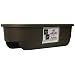 Apollo Plastics L2X4-MOCHA 2 by 4 Mount Deck & Fence Railing Planter, 12-Inch by 30-Inch Rectangular, Mocha