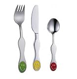 3pcs Flatware-Happy face design