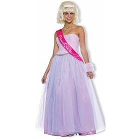 Womens Adult 50s Retro Party Date Outfit 1950s Vintage Prom Queen Long Pink Dress Couples Costume
