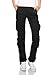Match Women's Cargo Pants Sports Outdoors Military #2036(US Size 4 (Asian tag L/29), Black)
