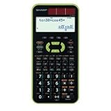 SHARP スタンダード関数電卓 ピタゴラス 385関数 グリーン系 EL-509J-GX