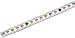18K White Gold Designer Hand-Crafted Bracelet, Enhanced with Pave Set Diamonds and Prong Set Precious Stones. (GH-Color, SI-Clarity, c.t.t.w. 1.16CT, Precious Stones 6.00CT).