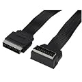 NONAME SCART - SCART GEWINKELT 90� FLACH - Flaches 21-poliges Sc