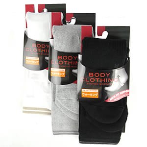 （ナイガイ ボディクロージング）NAIGAI BODY CLOTHING アーチ（土ふまず）フィットサポート クルーソックス＜WALKING＞