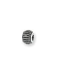 Charmed Bali Charm in Silver for 3mm Charm Bracelets