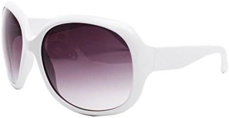 Fashion Casual Outdoor Sport Big Uv400 Women Goggles Sunglasses (White)