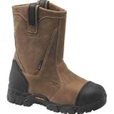 Carolina Men's Insulated Waterproof Broad Toe Safety Wellington Tan