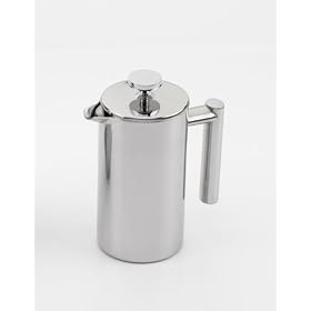 Grunwerg Double-wall Straight Sided Cafetiere, 6 Cup