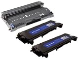 Compatible Laser Toner SET DR350 DR-350 Drum Unit / 2x TN350 TN-350 Toner for BROTHER Printer MFC-7220 MFC-7225N MFC-7420 MFC-7820N IntelliFax-2820 IntelliFax-2910 IntelliFax-2920 HL-2030 HL-2040 HL-2070N DCP-7020 Fax-2820 Fax-2920