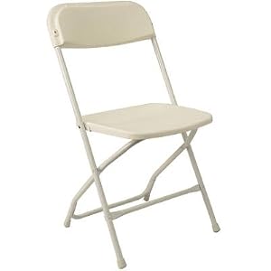 Pre Sales 2180 White Plastic Dining Folding Chair (Pack of 10) by PRE SALES