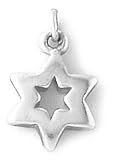 Sterling Silver Star of David Charm by Bob Siemon