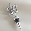 Fleur de Lis Aluminum Metal Wine Stopper Fleur de Lis Aluminum Metal Wine Stopper