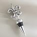 Fleur de Lis Aluminum Metal Wine Stopper