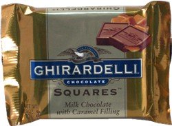 Ghirardelli Milk Chocolate W Caramel Bars 1.3 oz 18 ct by Ghirardeli