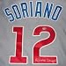 CHICAGO CUBS AUTOGRAPH ALFONSO SORIANO AWAY JERSEY MLB AUTHENTICATED
