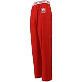NBA Philadelphia 76ers Red Team Logo Print Knit Pants (Small)