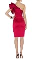 Satin Ruffle Dress