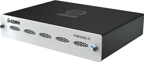 Glyph PortaGig 50 FireWire/USB 2.0/E Sata External Hard Drive, 640GB 5400 RPM