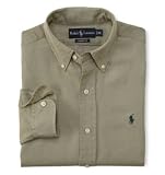 Polo by Ralph Lauren Cotton/Silk LS Tan Shirt