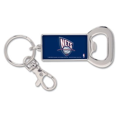 NEW JERSEY NETS BOTTLE OPENER KEYCHAIN