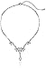 1928 Jewelry Crystal Teardrop Y-Shape Necklace, 15