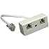 Uxcell a09070900ux0060 2-Way RJ11 US Telephone Plug to RJ11 Socket Adapter and Splitter for Landline Telephone