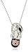 NCAA Auburn Tigers Crystal Flip Flop Necklace