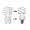 Generic 2-Pack GU24 to E26/E27 Adapters